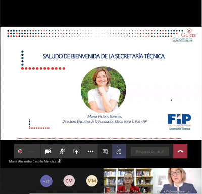 María Victoria Llorente, directora de la FIP, exaltó la labor de Guías Colombia 