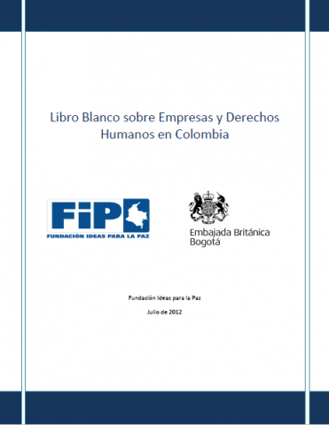 Portada Libro Blanco sobre Empresas y Derechos Humanos en Colombia