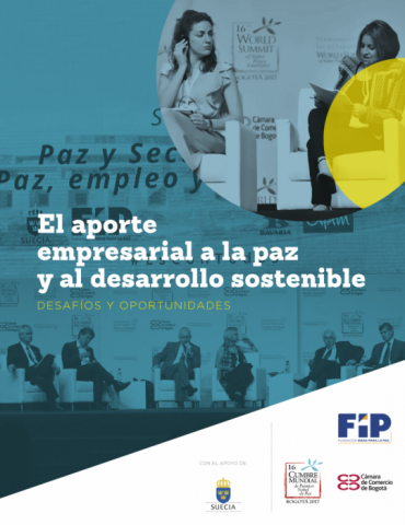 Portada El aporte empresarial a la paz y al desarrollo sostenible