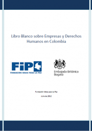 Portada Libro Blanco sobre Empresas y Derechos Humanos en Colombia